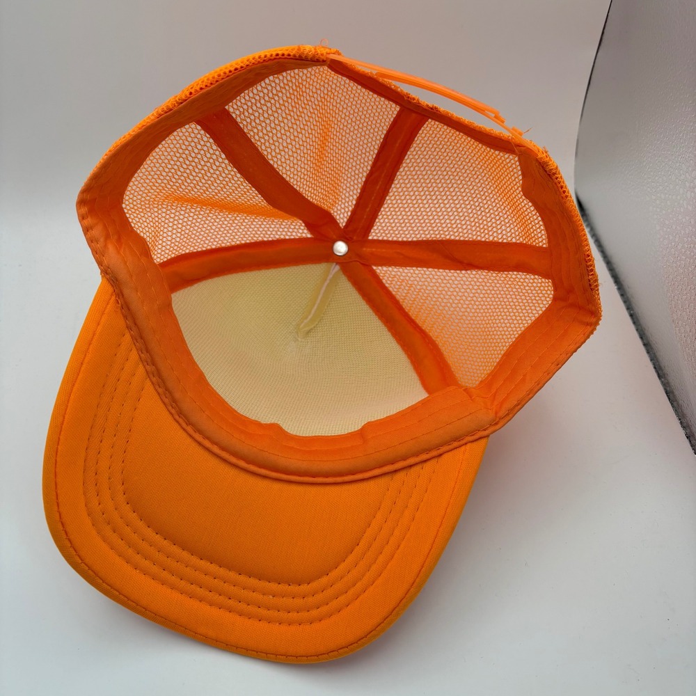 Pokémon Kids One Size Trucker Hat Orange Flareon Graphic Snapback - Picture 4 of 6